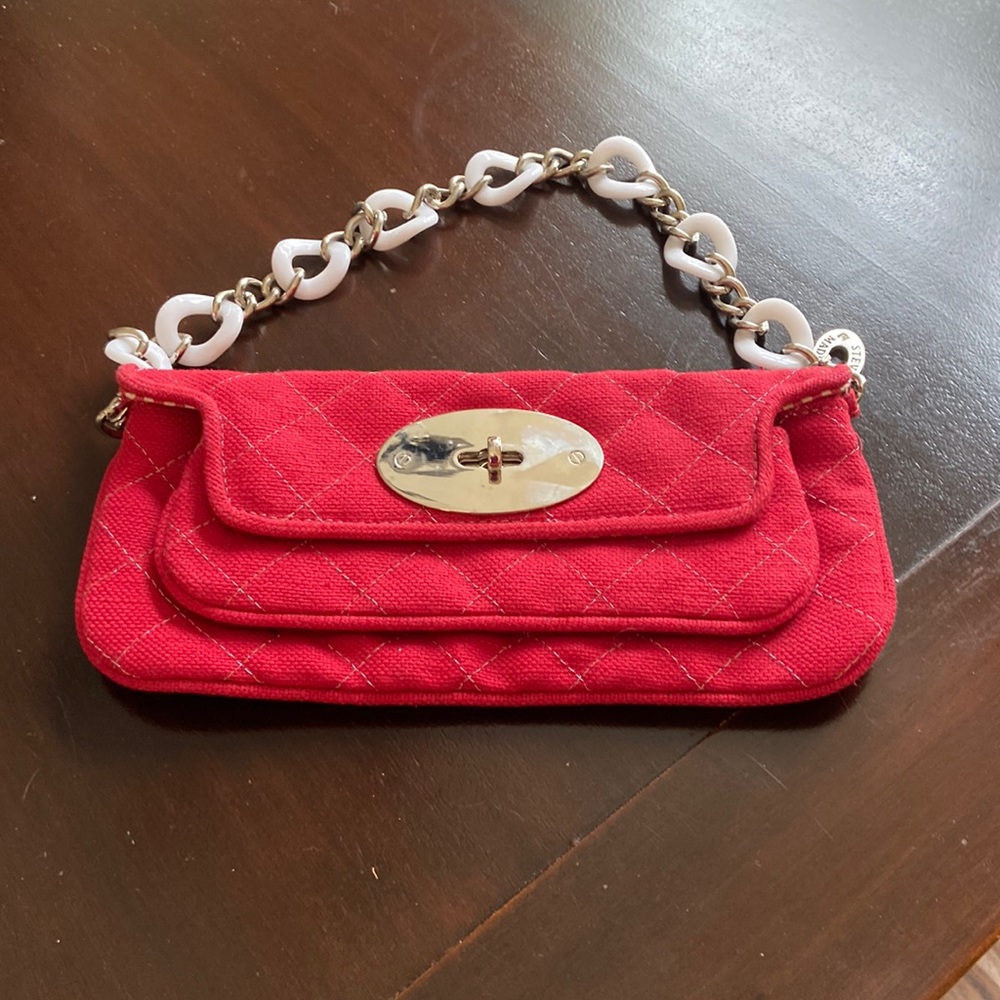 Small red Steve Madden handbag